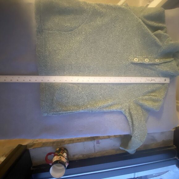 Balance Collection Womens Green Knit Sweater Size Small - Picture 11 of 12